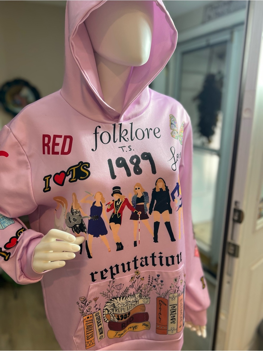 Graphic Hoodie Sweatshirt with Music-Inspired Prints Taylor Swift in her era - Picture 2 of 16